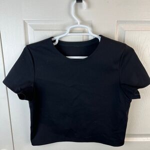 Lululemon Neoprene Short Sleeve Top Black